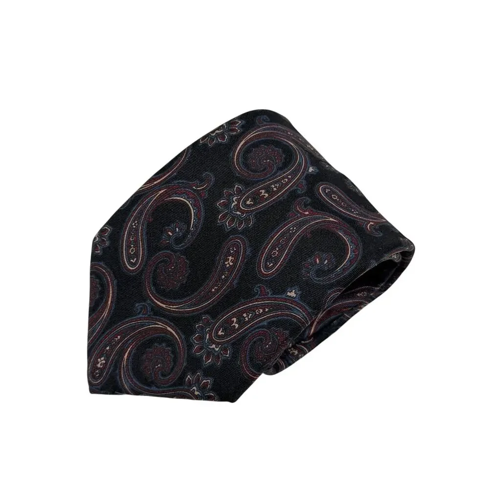 Andre Gianni Designer Silks Tie Rich Traditional Paisley Vtg
